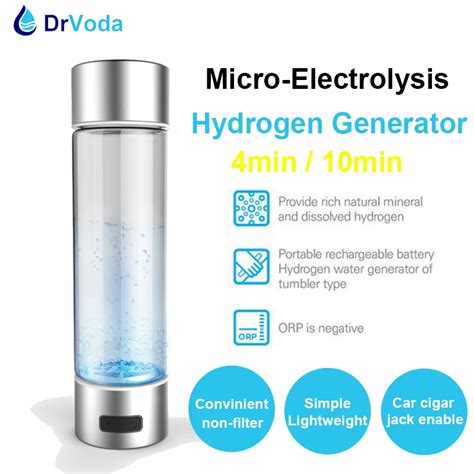 Aliexpress Buy Portable Hydrogen Generator Ionizer Bottle Ml