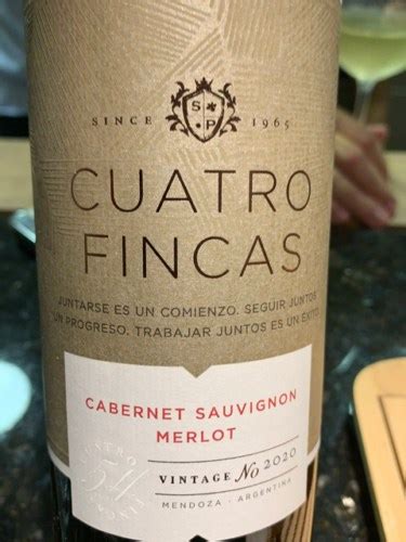 Cuatro Fincas AR Cabernet Sauvignon Merlot Vivino US