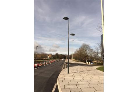 Street Lighting Columns Octagonal Hinged Tubular Lighting Columns