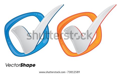 check marks  rectangles stock vector royalty