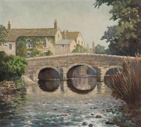 The Old Bridge, Baslow, Derbyshire | Art UK