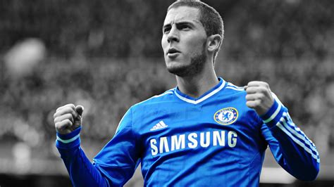 Mens Blue Long Sleeved Jersey Shirt Eden Hazard Chelsea Fc