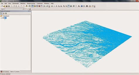 Membuat Dem Dari Peta Topografi Rbi Di Arcgis Air Itu Mengalir