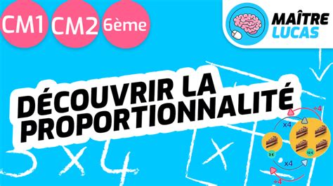 La proportionnalité c est quoi Pour les CM1 CM2 Maître Lucas