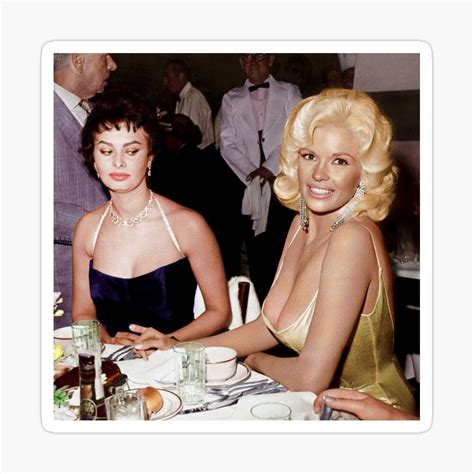 Iconic Sophia Loren Jayne Mansfield Glossy X Photo Off