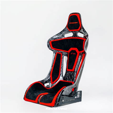 Forged Carbon Fiber Seat Gt Max Series With Black Alcantara Padding