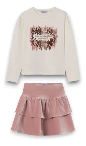 Conjunto Invierno Mayoral 10 Años Niña 7003 Nude T MercadoLibre