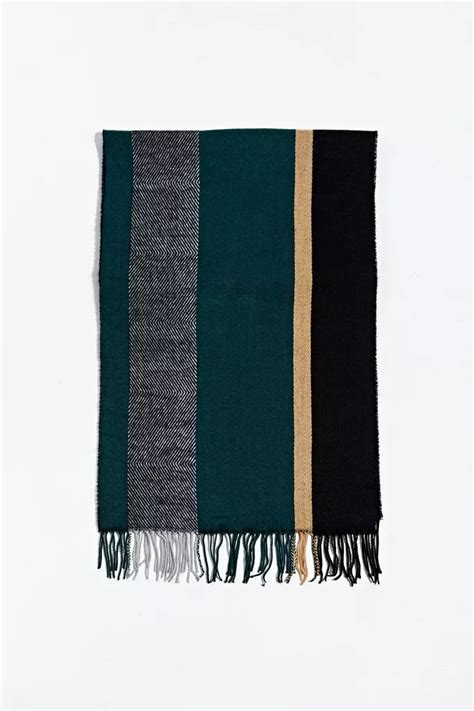Uo Mixed Pattern Scarf Urban Outfitters