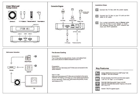 SHENZHEN AMEDIATECH X96X4 Smart TV Box User Manual Instructions