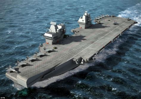 Hms Ark Royal Based On Queen Elizabeth Class Aircraft Carrier