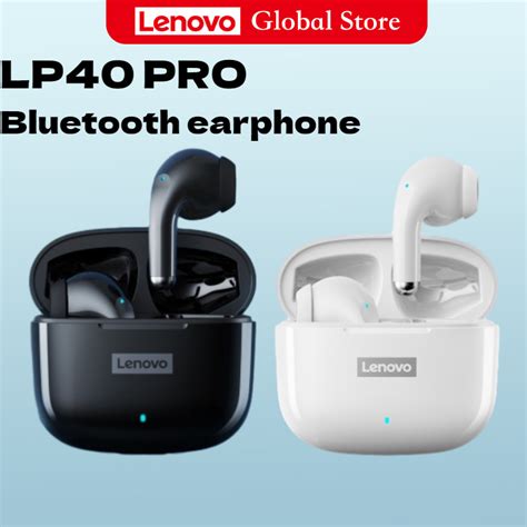 Tai Nghe Không Dây Lenovo Lp40 Pro Bluetooth âm Thanh Nổi Hd Giảm ồn Thông Minh Cảm ứng Chống