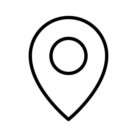 Location Pin Icon 2205869 Vector Art At Vecteezy