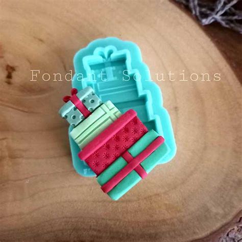 Fondant Solutions Christmas Gift Stack Mould Bakers Boutique