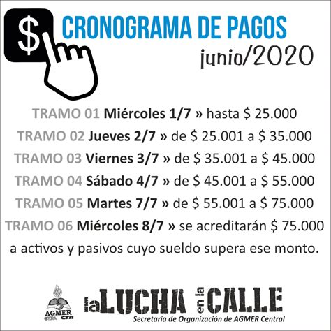 Novedades Cronograma De Pago De Sueldo Y Aguinaldo