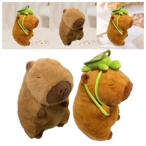 FIGURINE DE CAPYBARA en peluche de dessin animé jouet de poupée en