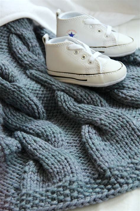 Pattern: Knitted Baby Blanket - Etsy