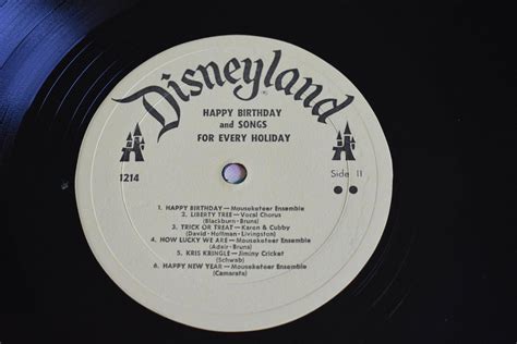 Walt Disney's Happy Birthday and Songs for Every Holiday | Etsy