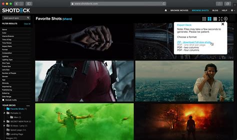 SHOTDECK - #1 Source of HD Movie and Commercial Screenshots