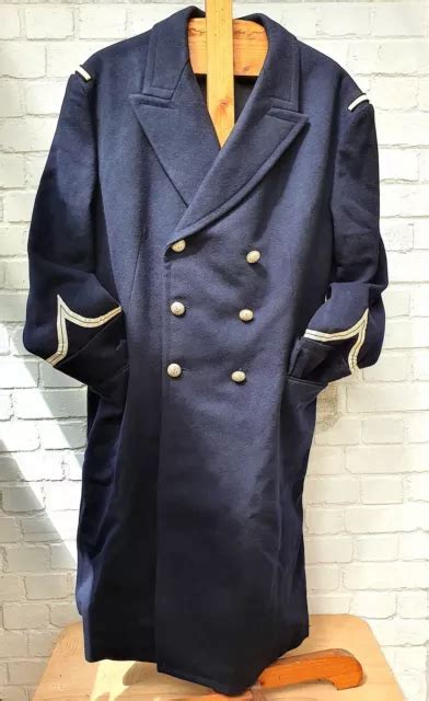 ANCIENNE CAPOTE MANTEAU Armée De L air Gendarmerie Uniforme Français