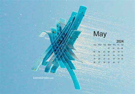 May 2024 Desktop Wallpaper Calendar - CalendarLabs