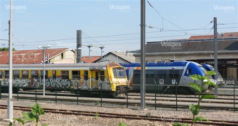 Saint Di Des Vosges Un Train Darri Re Gare