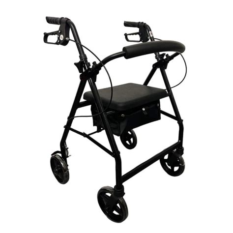 Lightweight 4 Wheel Rollator With Seat Relimobility