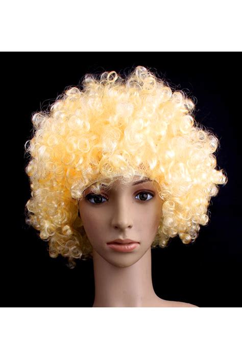 Blonde Curly Afro Wig Perth Hurly Burly Hurly Burly