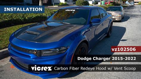 V2 Carbon Fiber Splitter Dodge Charger GT R T SRT 392 Hellcat 2015