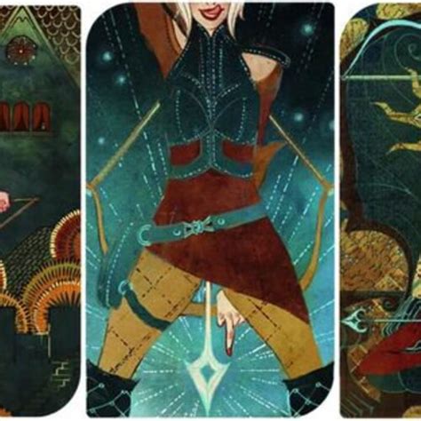 Dragon Age Sera Tarot Cards Cross Stitch Patterns Etsy