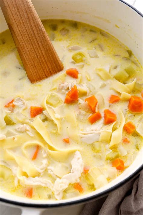 Creamy Chicken Noodle Soup Easy Chicken Recipes