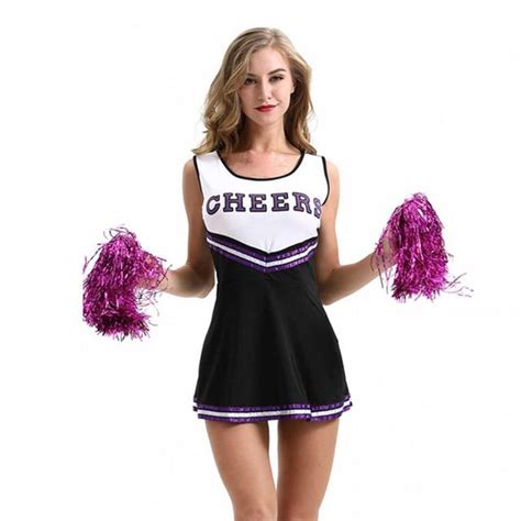 Cheerleader Fancy Dress Women Costume Carnival Party Uniform Explosive Sexy Ladies Costumes