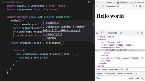 React In 5 The Classnames Package Youtube