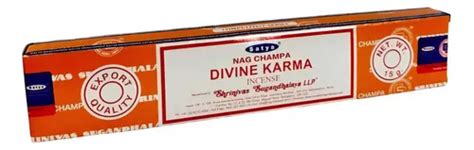 Incenso Massala Divine Karma Satya Indiano Cx C Varetas Mercadolivre