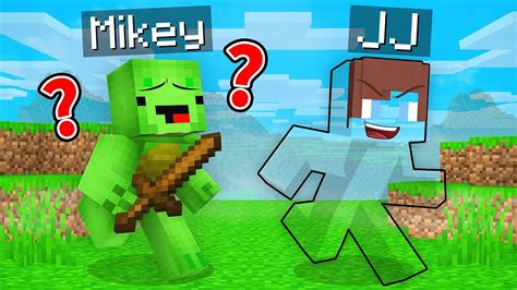 Jj Camouflage Speedrunner Vs Mikey Hunter In Minecraft Maizen Youtube