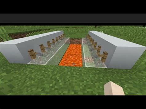 How To Make A Tripwire Lava Bridge In Minecraft Redstone Builds Youtube