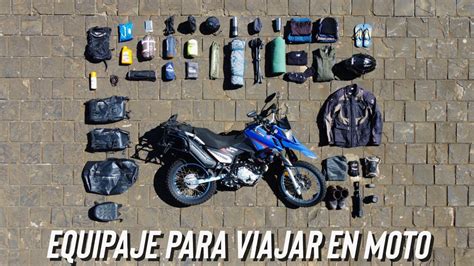 Equipaje Para Un Viaje Largo En Moto YouTube