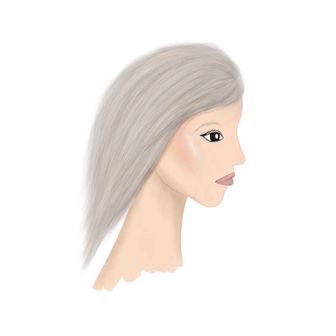 Beautiful Woman Face Side Profile 45369569 Png