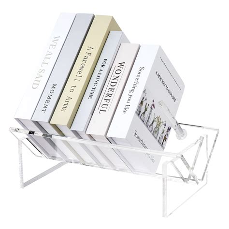 Buy Sumerflos Acrylic Desktop Bookcase Book Storage Organizer