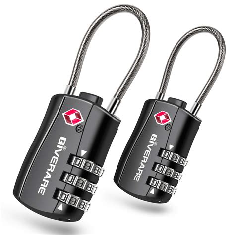 Snapklik GIVERARE 2 PCS TSA Approved Luggage Locks Combination