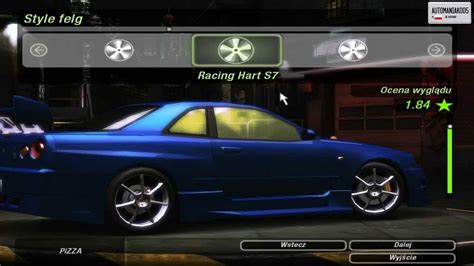 NFS Underground 2 Nissan Skyline GT R R34 Tuning YouTube