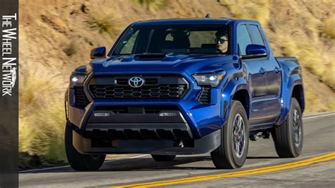 Toyota Tacoma Trd Sport Blue Crush Driving Interior Exterior