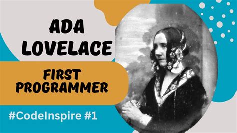 Ada Lovelace Story Of First Computer Programmer Inspire YouTube