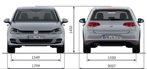 Volkswagen Golf Mk7 Uk Exterior And Interior Dimensions Carwow