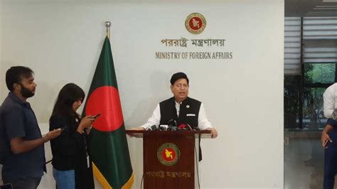 Bangladesh can't ignore suggestions from the US, says foreign minister