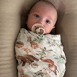 Lifetree Muslin Baby Swaddle Blankets Baby Swaddling Neutral Receiving