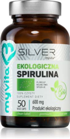 Myvita Silver Spirulina Bio Kapsu Ki Na Wsparcie Uk Adu Odporno Ciowego