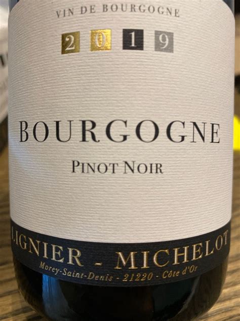 2019 Domaine Lignier Michelot Bourgogne France Burgundy Bourgogne