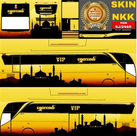 Pin By Tun Pyae On Bus Simulator Indonesia Skin Kerala Hd Bus