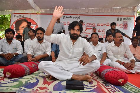 Janasena Chief Shri Pawan Kalyan Doing His One Day Hunger Strike In