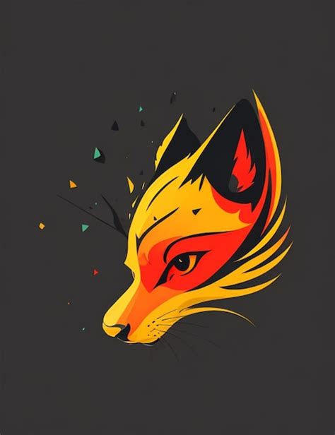 Premium AI Image | Vector Cat logo